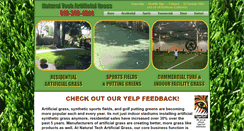 Desktop Screenshot of naturaltechartificialgrass.com